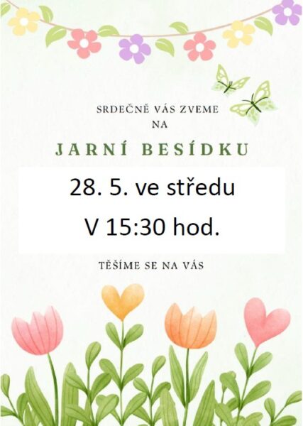 Jarní besídka