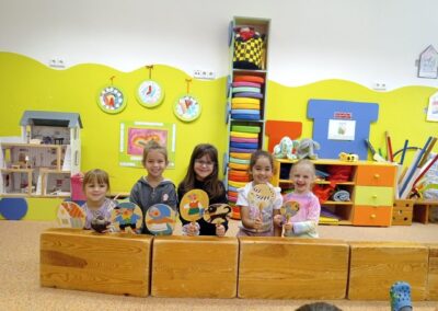 Děti hrají divadlo „O řepě“