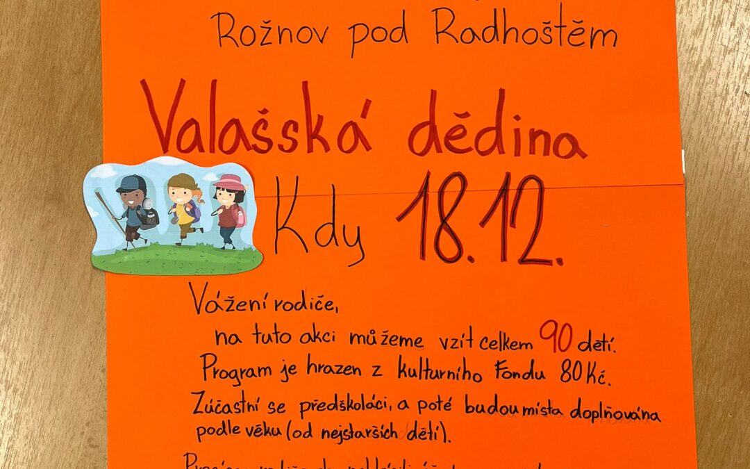 Valašská dědina – Rožnov pod Radhoštěm – výlet